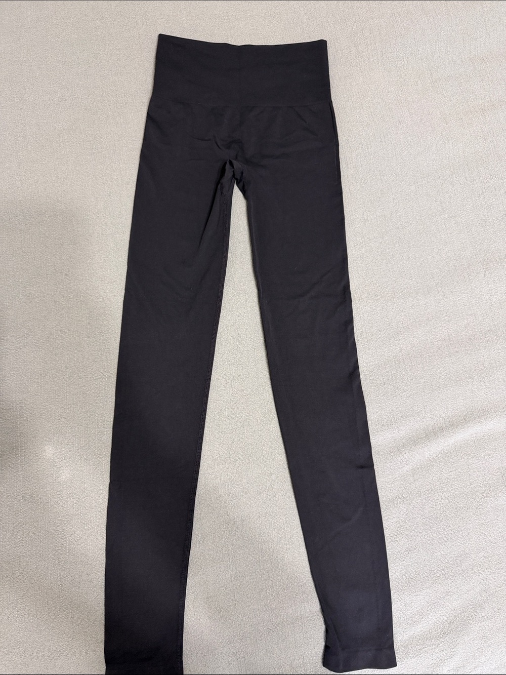 SKIMS Black High-Waist Leggings with Wide Waistband